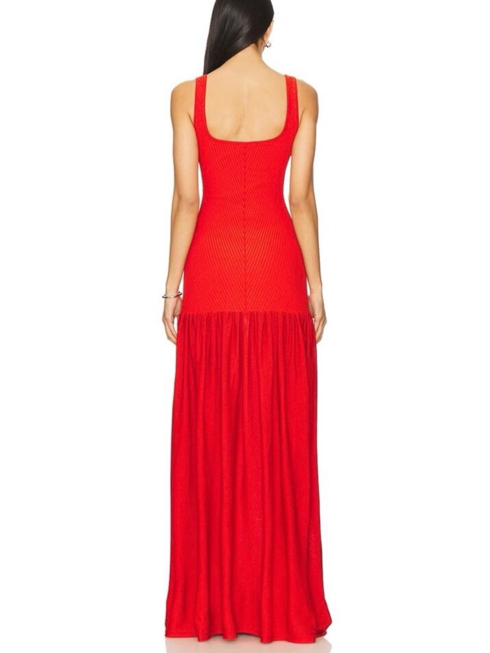 Retrofete Red Maxi Dress - Picture 8 of 8